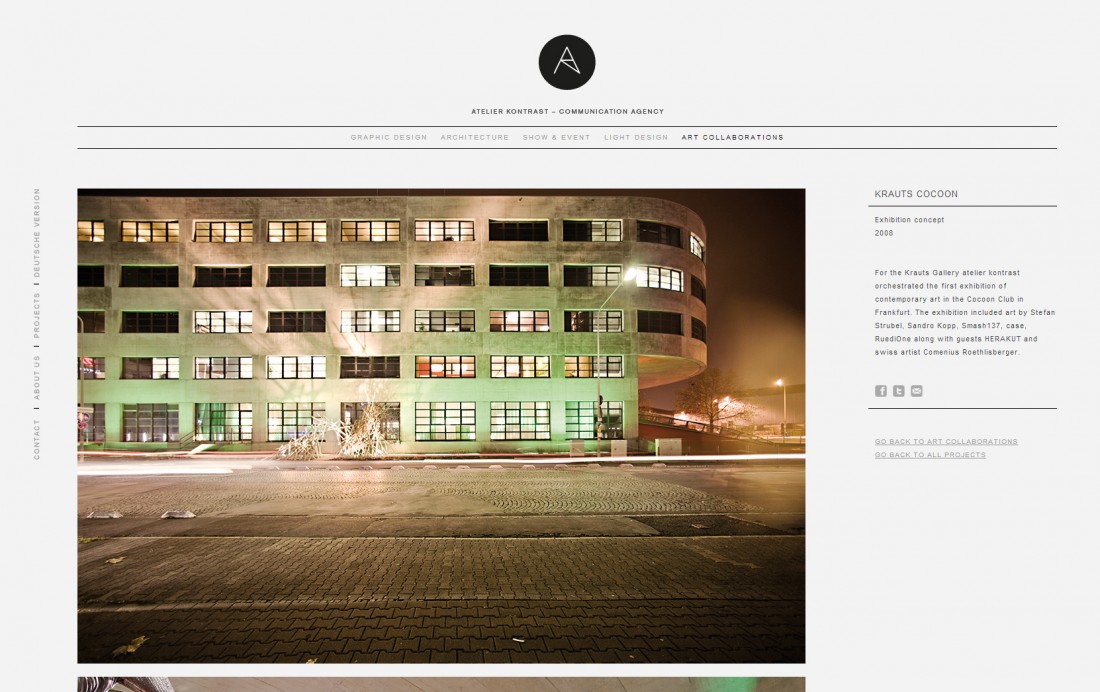 Detailansicht eines Projekts